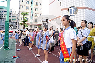 Shenzhen china: students to conduct activities