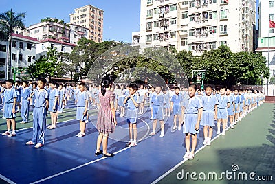 Shenzhen china: students to conduct activities