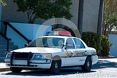 Sheriff cruiser police car