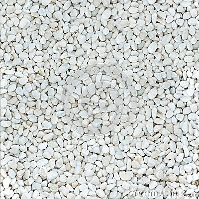 Shining smooth natural white stones.