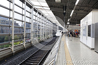 Shinkansen bullet train.