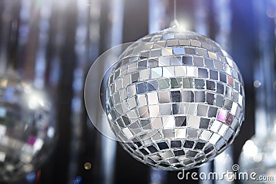 Shiny disco Glitter balls background