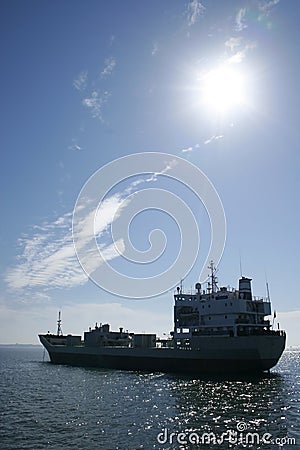 Ship cargo oil transportation fog 02