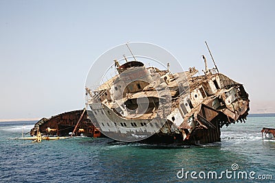 Ship Wreck in Red Sea