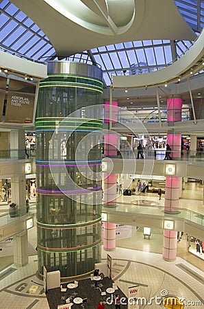 Shopping mall interior