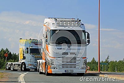 Show Truck Volvo FH XXL in Lempaala, Finland