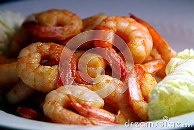 Shrimps salad