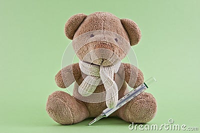 Sick teddy bear