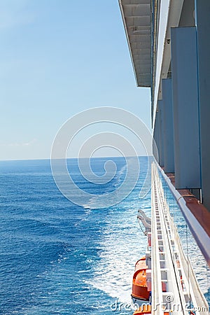 Side View of Cruise Ship