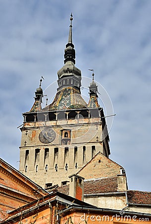 Sighisoara, Clock Tower, gothic style architecture