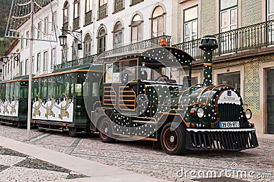 Sightseeing car train in Tomar