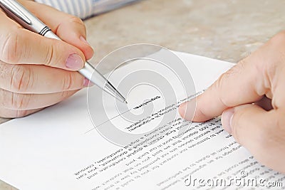 Signing a Document