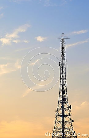 Radio transmission tower