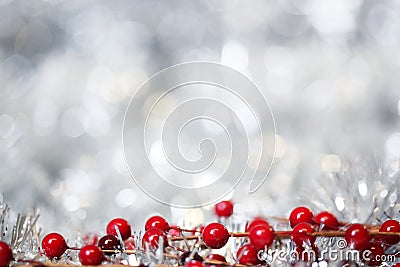 Silver Christmas background