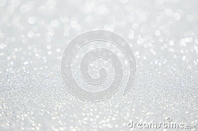 Silver glitter christmas abstract background