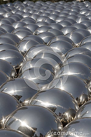 Silver Stainless Steel Spheres