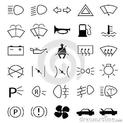 Black And White Cartoon Racing Car Headlights Black And White Cartoon Racing Car Headlights