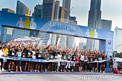 Singapore JP Morgan Corporate Challenge 2011