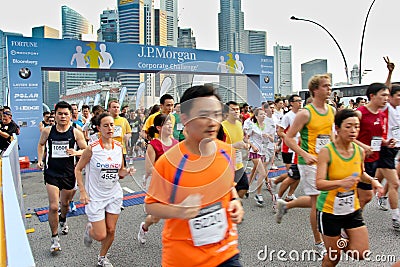 Singapore JP Morgan Corporate Challenge 2011
