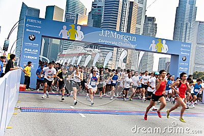 Singapore JP Morgan Corporate Challenge 2011