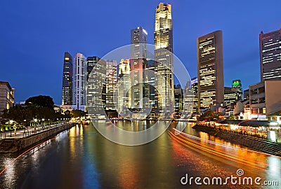 Singapore at night