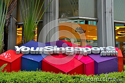 Singapore Tourism Board office and logo - Your Singapore