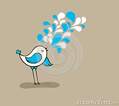 Cute Bird Vector Cute Bird Vector