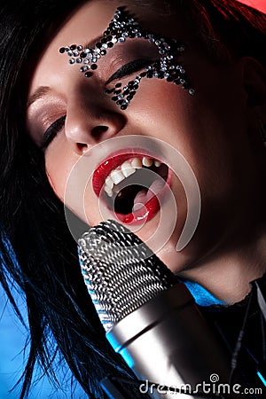 Singing woman