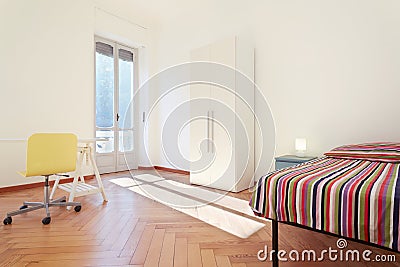 Single bedroom, simple interior design