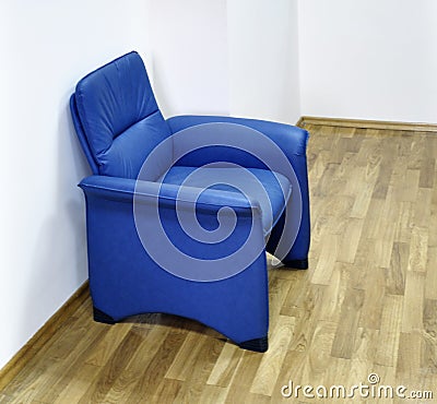 Single chair in waiting room