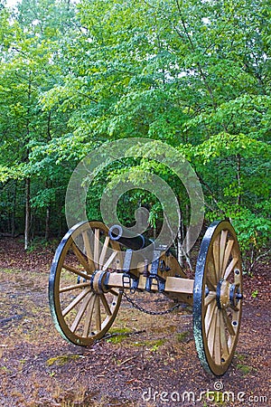 Civil War Cannon at Shiloh