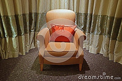 Single seater sofa with classic design