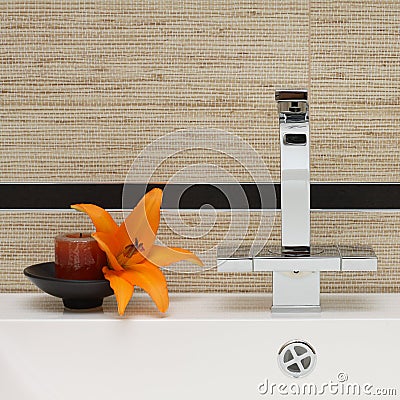 Sink and Faucet - Luxury Bathroom Interior