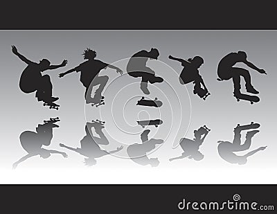 Skate Figure Silhouettes II