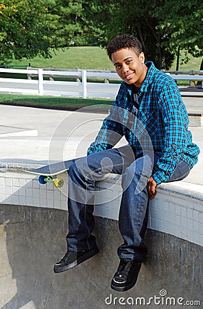 Skater Woman at the skate park