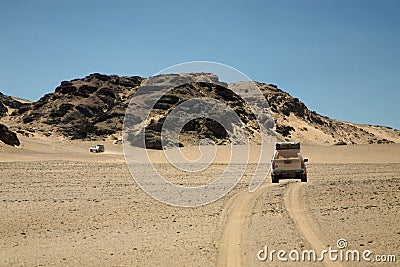 Skeleton Coast Desert in Namibia