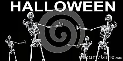 Skeleton Group Halloween 4