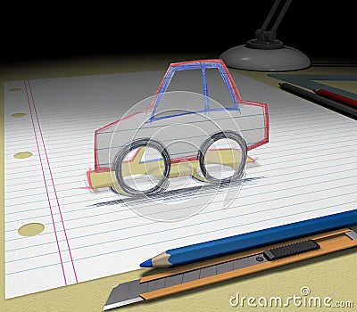 Sketch your dream (car)