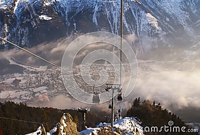 Ski Lift in French Alps