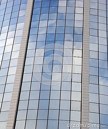 Sky Reflection in hotel building glass