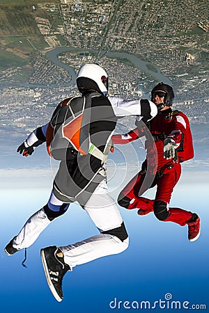 Skydiving photo.