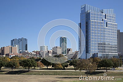 Skyline of Fort Worth TX