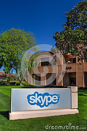 Skype Corporate Building in Silicon Valley