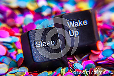 Sleep and wake up buttons