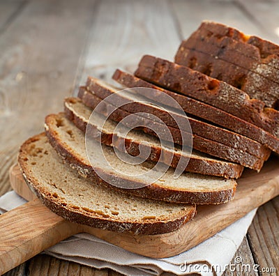Sliced Monastery rye bread