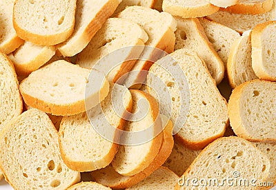 Sliced white bread