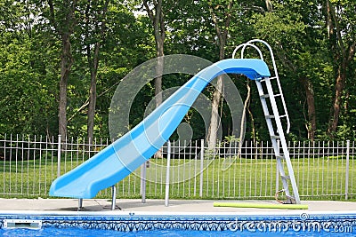 Slide in a In Ground Pool