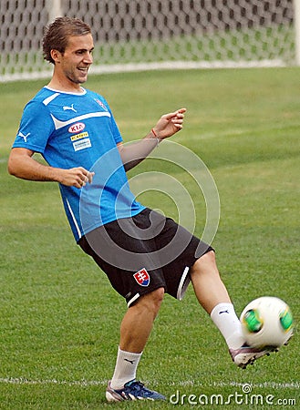 SLOVAKIA FOOTBALL TEAM OFFICIAL TRAINING