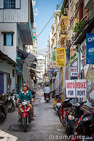 Small Alley In Ho Chi Minh City, Vietnam