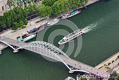 Small bridge over Seine